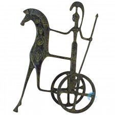 Ancient Greek Chariot Carrying Goddess Athena
