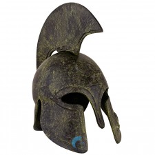 Greek Ancient Helmet depicting a griffin, with short crest