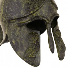 Greek Ancient Helmet with owl 17cm