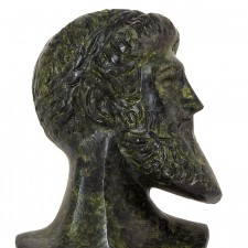 Ancient Greek Bust Of Poseidon 09cm
