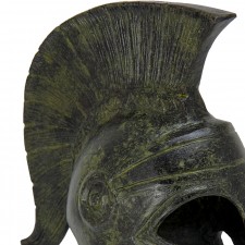  Ancient Greek Art Corinthian Helmet With Crest 18cm
